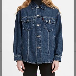 Denim shirt jacket